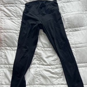 CRZ YOGA Black Leggings 23” Size S (Gently Used)